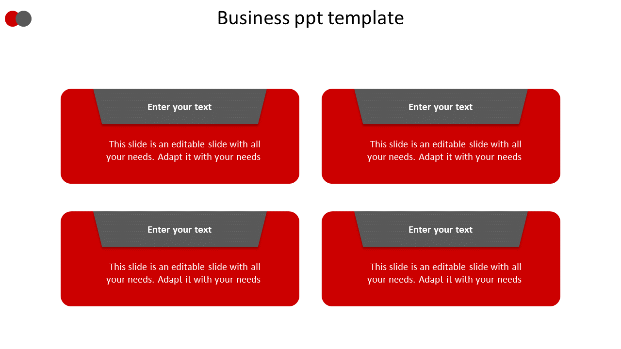 Editable business ppt template 